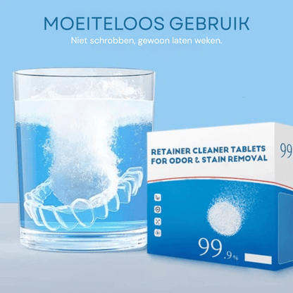 CrystalPure — Bruistabletten Gebitsprothese Reiniging | 1+2 GRATIS