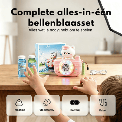 BubbleJoy — Magische Bellenblaasmachine | 50% KORTING