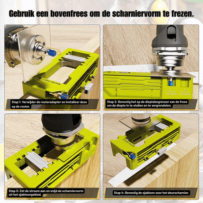 SwiftHinge Pro — Deurscharnier Freesmal | 50% KORTING
