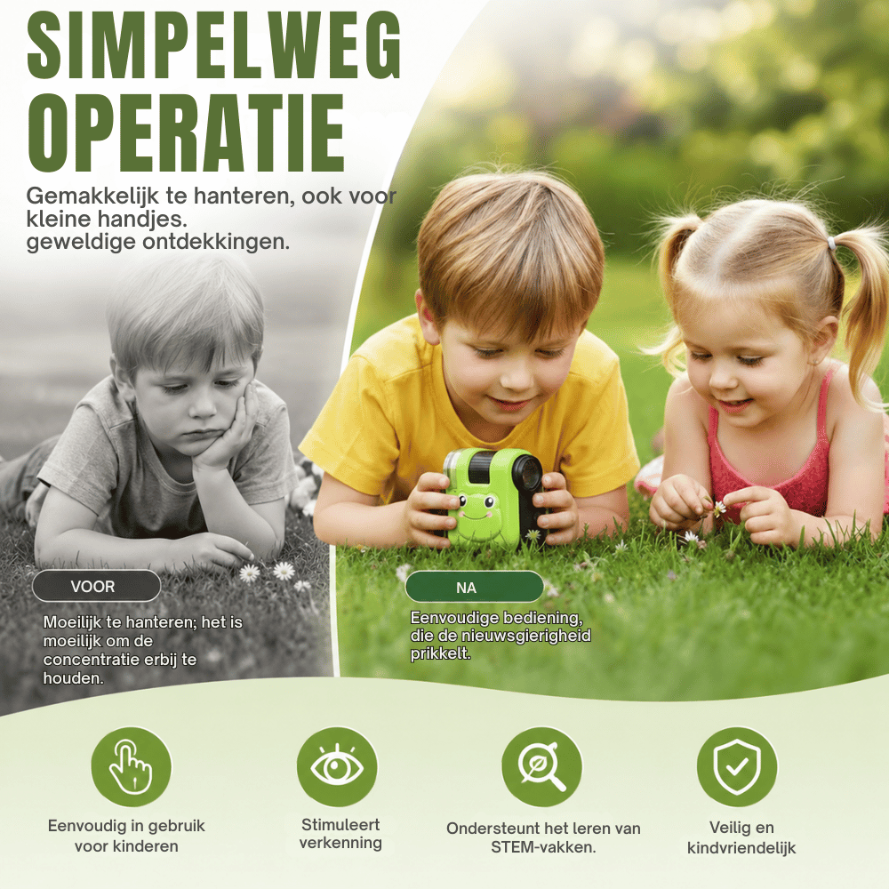 SnapScope — Draagbare Kindermicroscoop | 1+1 GRATIS