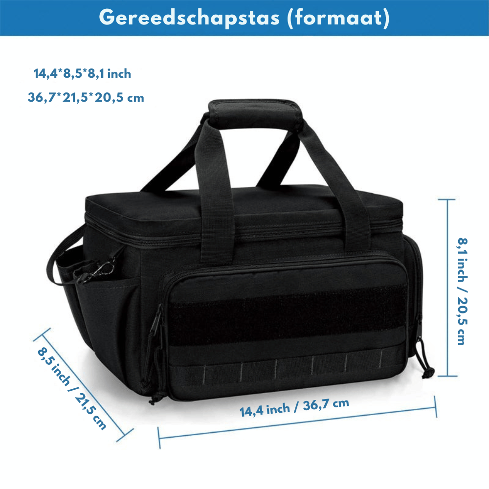 TitanTote — Robuuste Canvas Gereedschapstas | 50% KORTING
