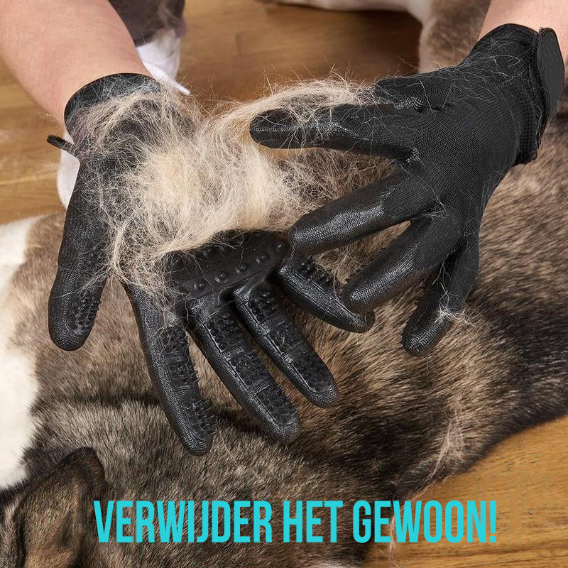 Verzorgingshandschoenen voor katten