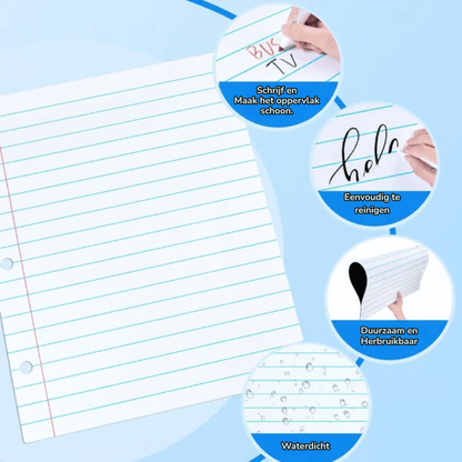 MagnaLine Pro — Magnetisch Gelijnd Whiteboardvel | 50% KORTING