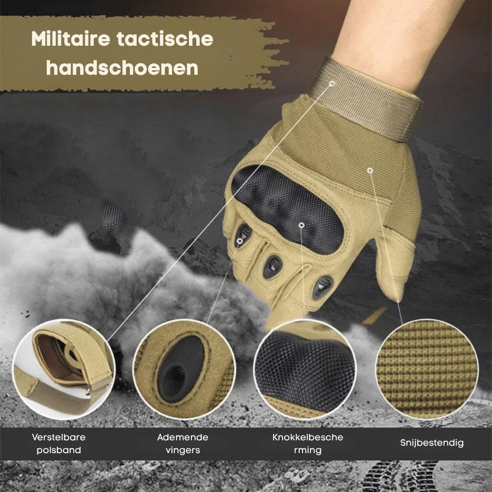 GladiPro — Tactische Beschermende Handschoenen | 50% KORTING