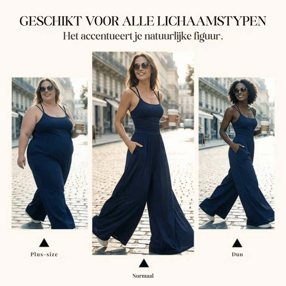 Sophie — Ademend Zomer Jumpsuit | 50% KORTING