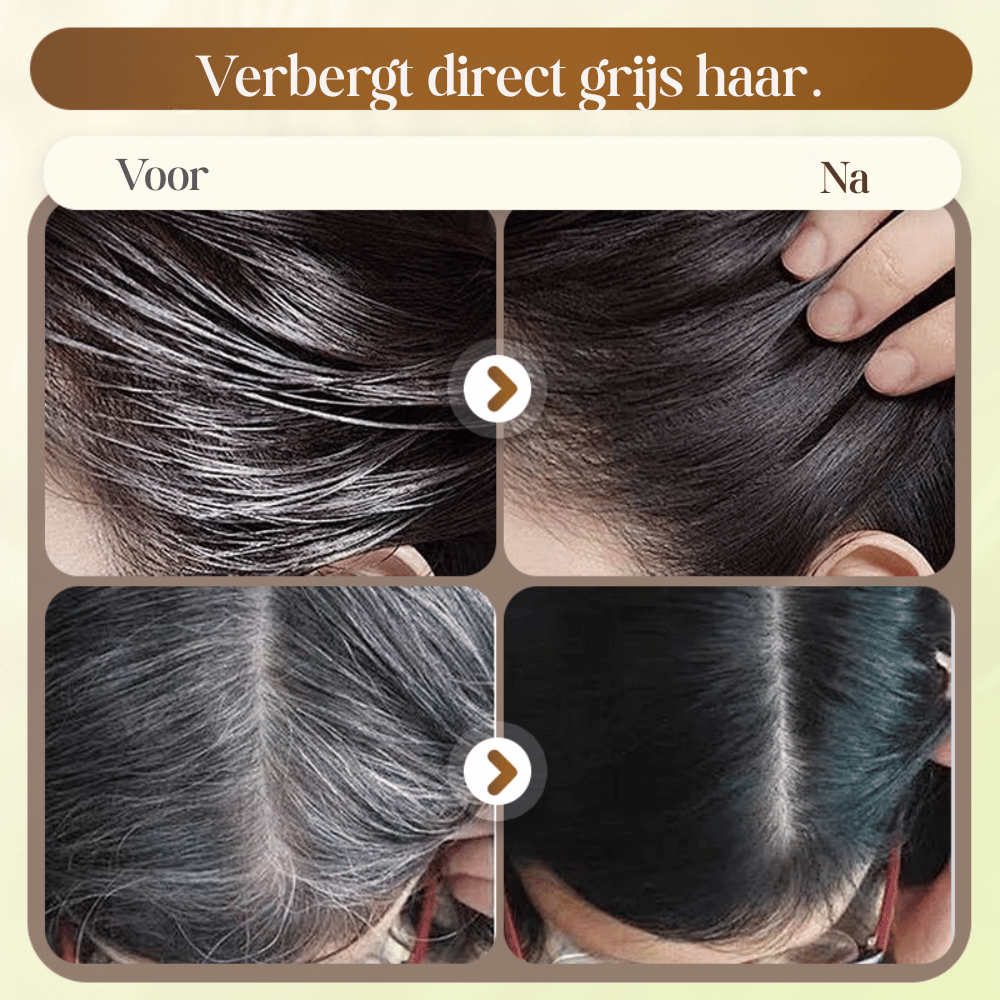 GreyBlend — Grijze Haar Camouflage | 1+2 GRATIS