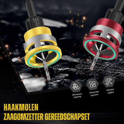 WoodCountersink Pro Set — Verfijnde Verzinkboren | 50% KORTING