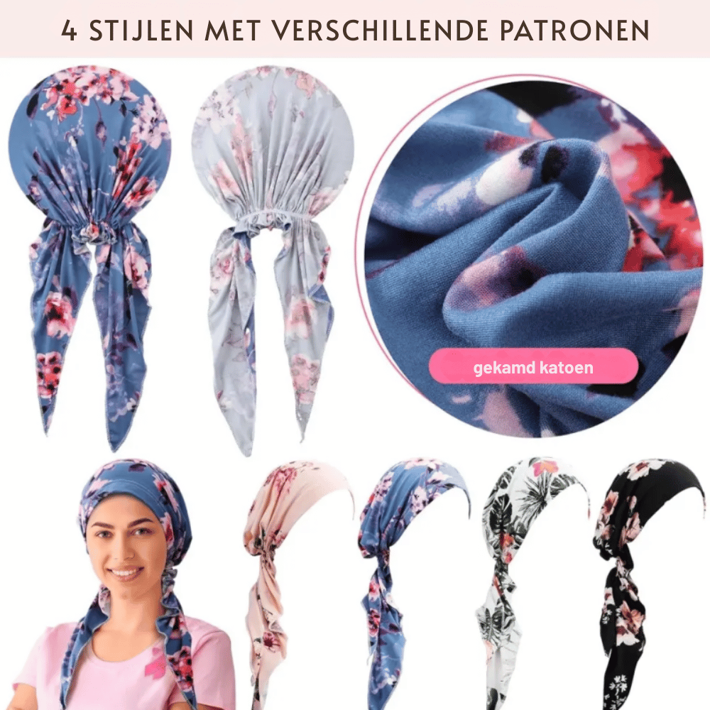 Ava — Bloemen Voorgebonden Hoofdband | 50% KORTING