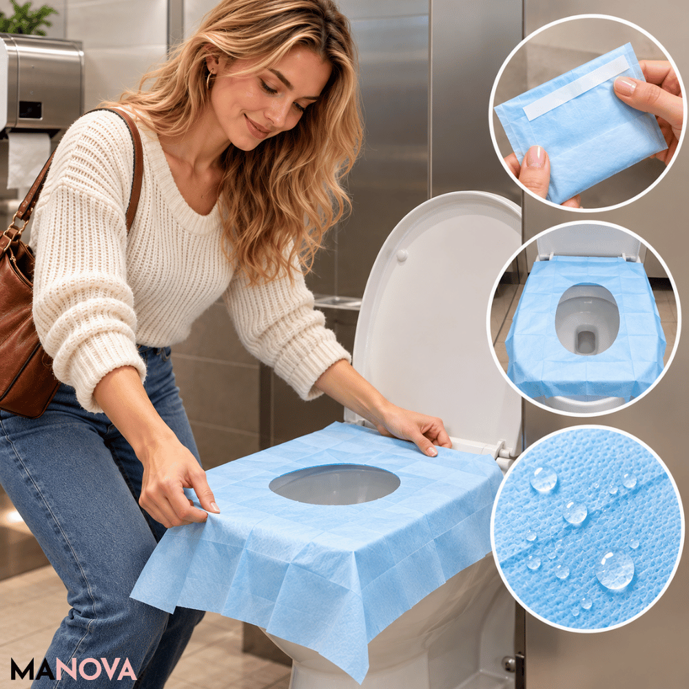 SafeSeat Guard — Wegwerpbare Toiletbril Hoezen | 1+1 GRATIS