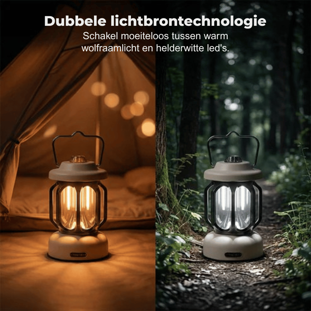 LuminaPulse — Draagbare Outdoor Lantaarn | 50% KORTING