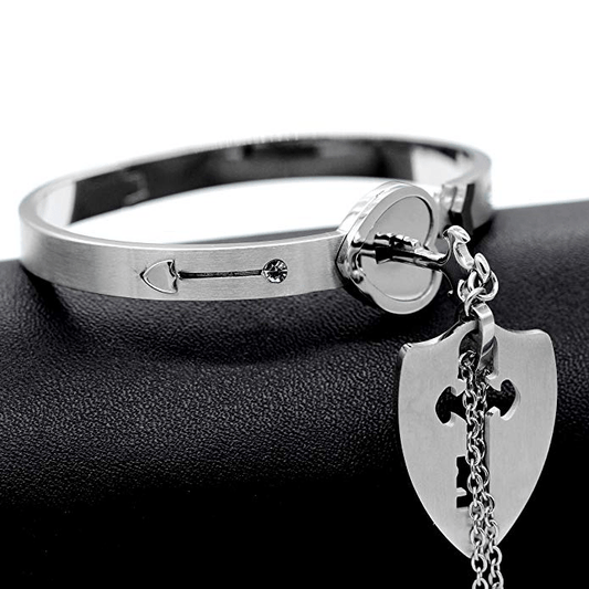 Hartslot armband & ketting