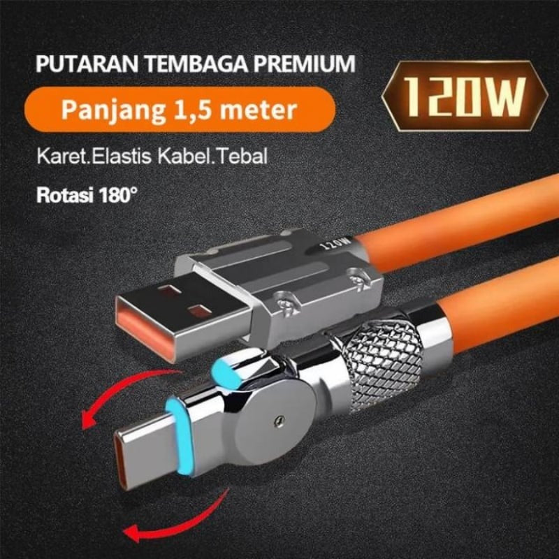 GlowCharge™ – Draaibare Kabel met Magnetische Oplaadconnector | 1+2 GRATIS