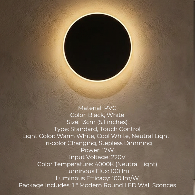 HaloLux LED-wandlamp — Direct sfeerverlichting