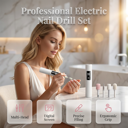 LuxeNail Pro Elektrische Polijstmachine – Perfecte Nagels, Volledige Controle