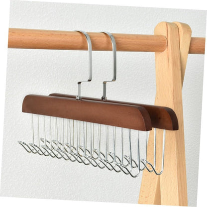 Tijdloze Hout & Staal Multi-Haakhouder – Direct Bestellen, Moeiteloze Elegantie