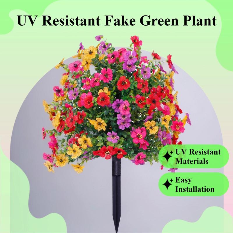 Kunstbloemendecoratie voor buitengebruik