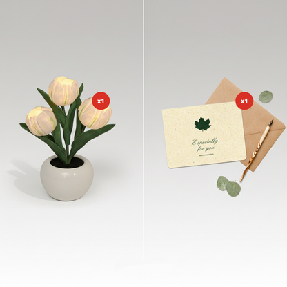 BloomGlow – Lichtgevende Tulpenlamp | 50% KORTING