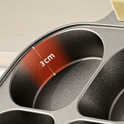 4-Kops Ontbijtkoekenpan – Perfecte Ochtenden, Moeiteloos Koken