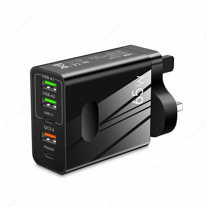 PowerPlug 65W — Snel opladen, Levenslang gratis