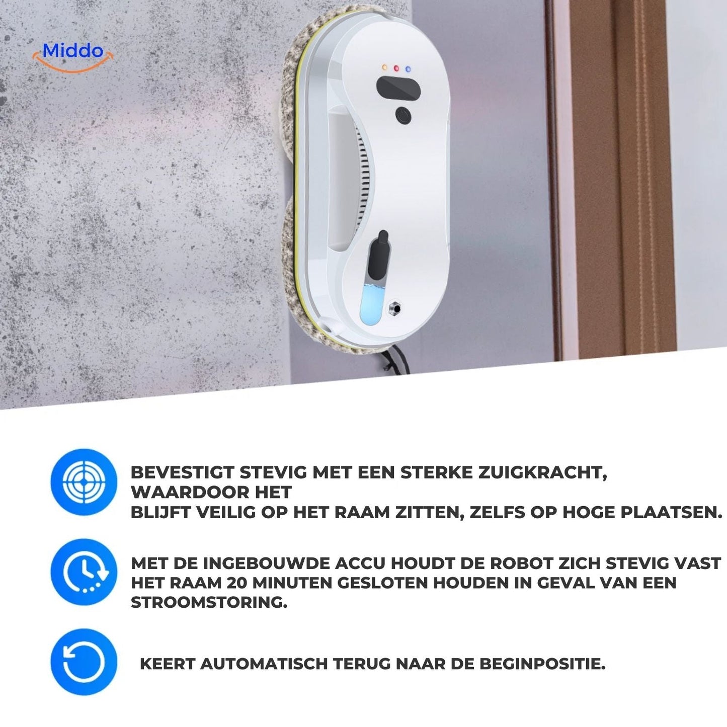 CleanSweep Raambot — moeiteloos stralend schone oppervlakken