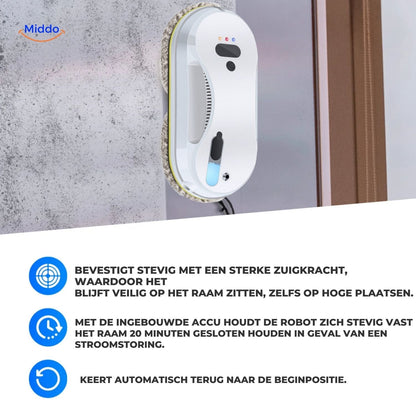 CleanSweep Raambot — moeiteloos stralend schone oppervlakken