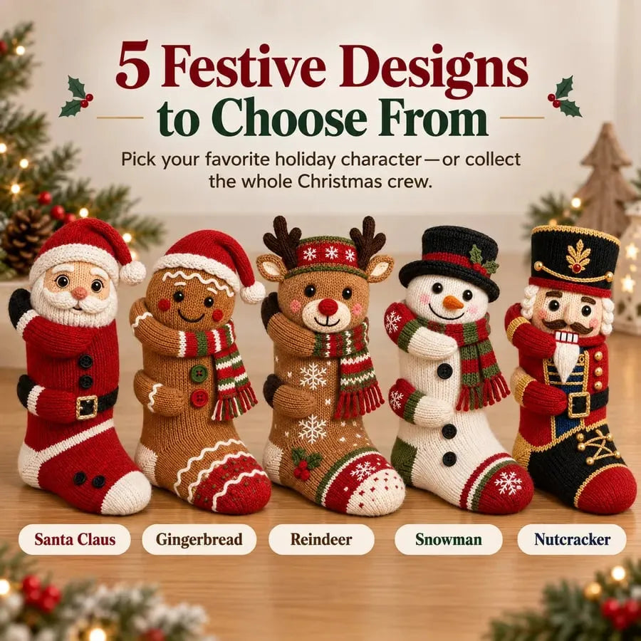 HugSocks — 3D Kerst Warme Sokken