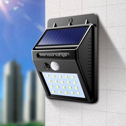 Zonne-energie LED Bewegingssensor Lamp — Heldere Beveiligingsvrijheid