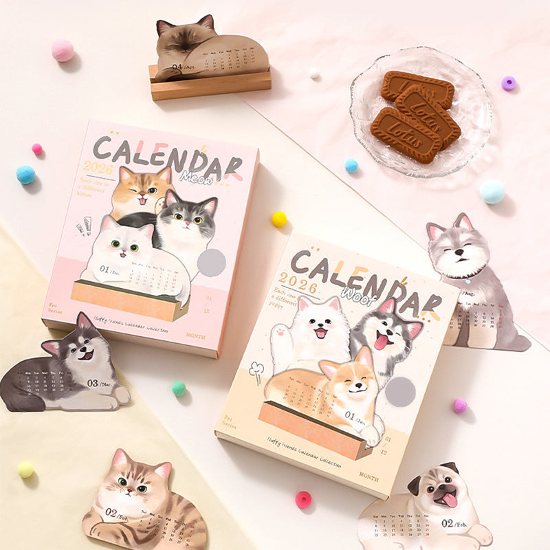 PawMuse – 3D Dierenkalender | 50% KORTING