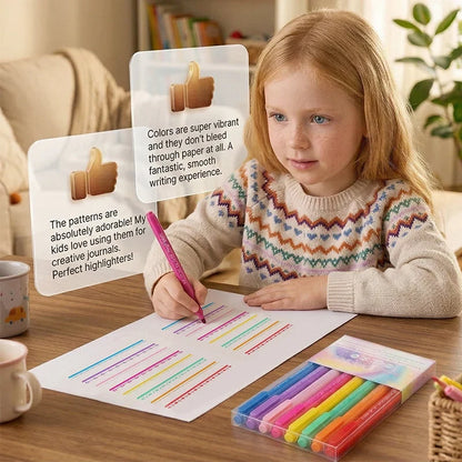 PrismTrace Pennenset — Ontketen Levendige, Veegvrije Creativiteit