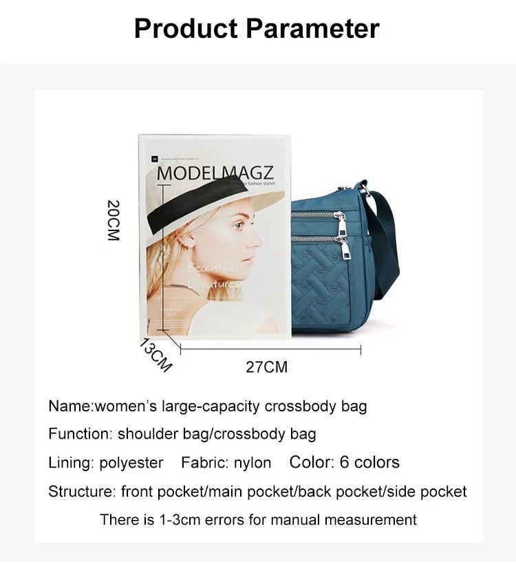 UrbanCarry™ – Nylon schoudertas