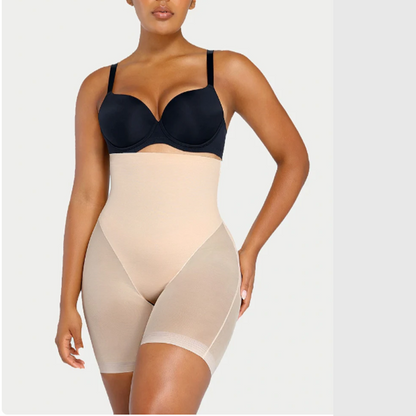 Ella – Ademend Mesh Shapewear Short met Billift