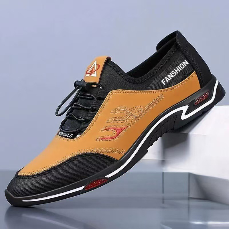 Heidi — Lichtgewicht Ademend Heren PU Leren Schoenen