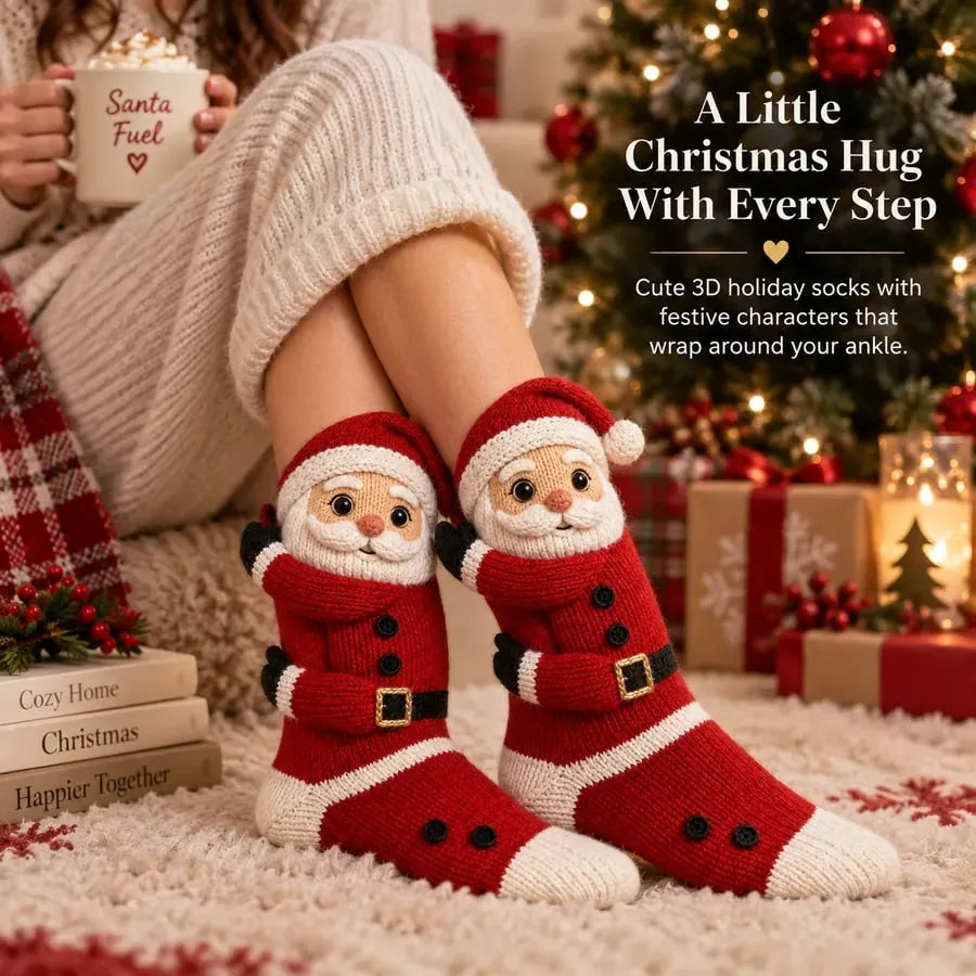 HugSocks — 3D Kerst Warme Sokken