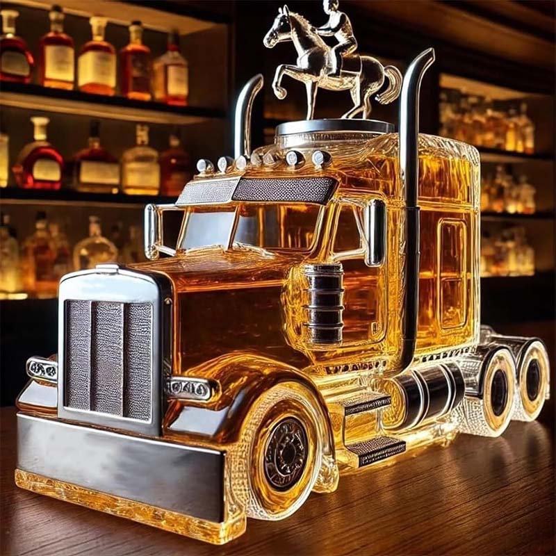 IronDrift – Truck Whiskey Karaf | 50% KORTING