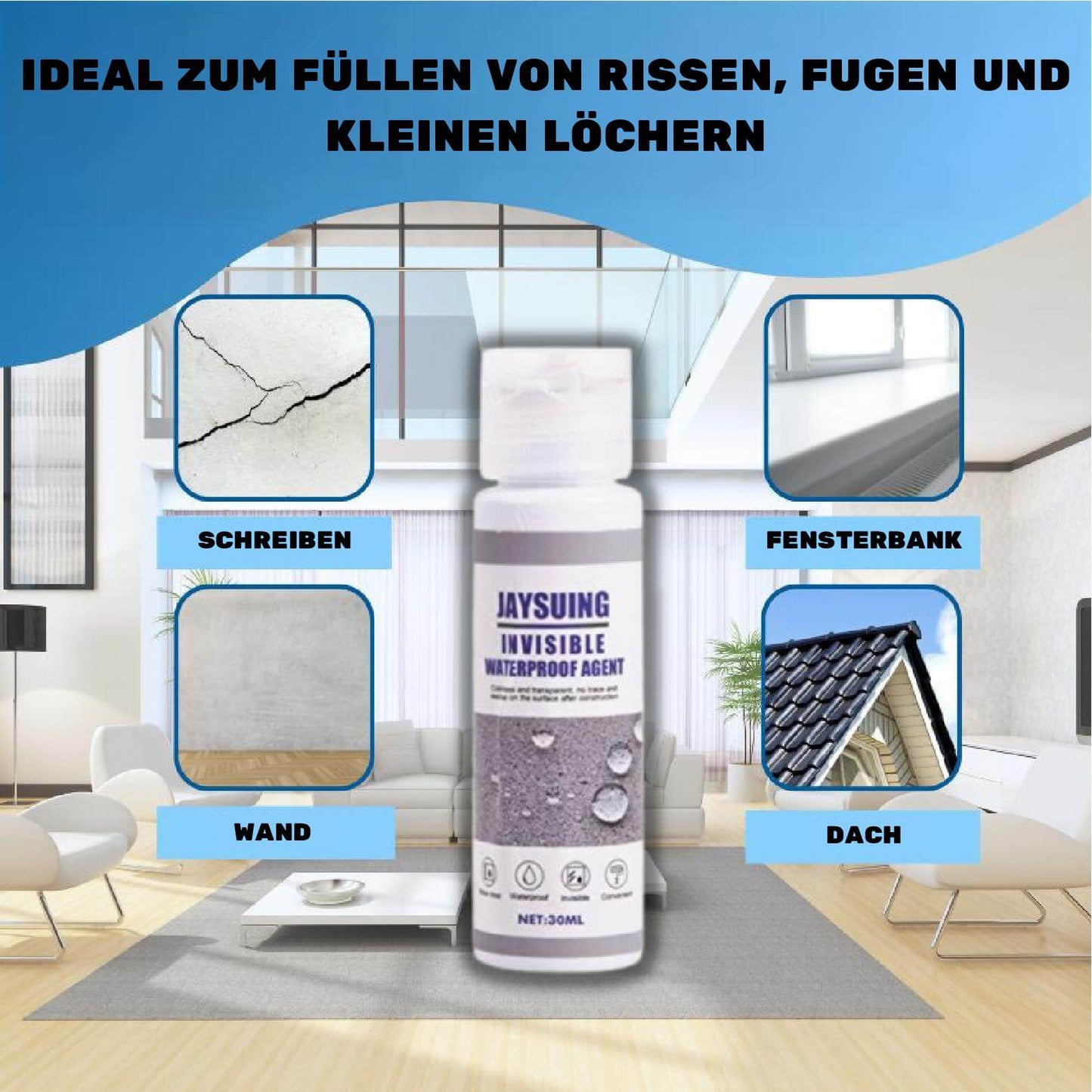 SealGuard™ 100ml – Waterdichte Spray Tegen Lekken en Scheuren | 1+1 GRATIS