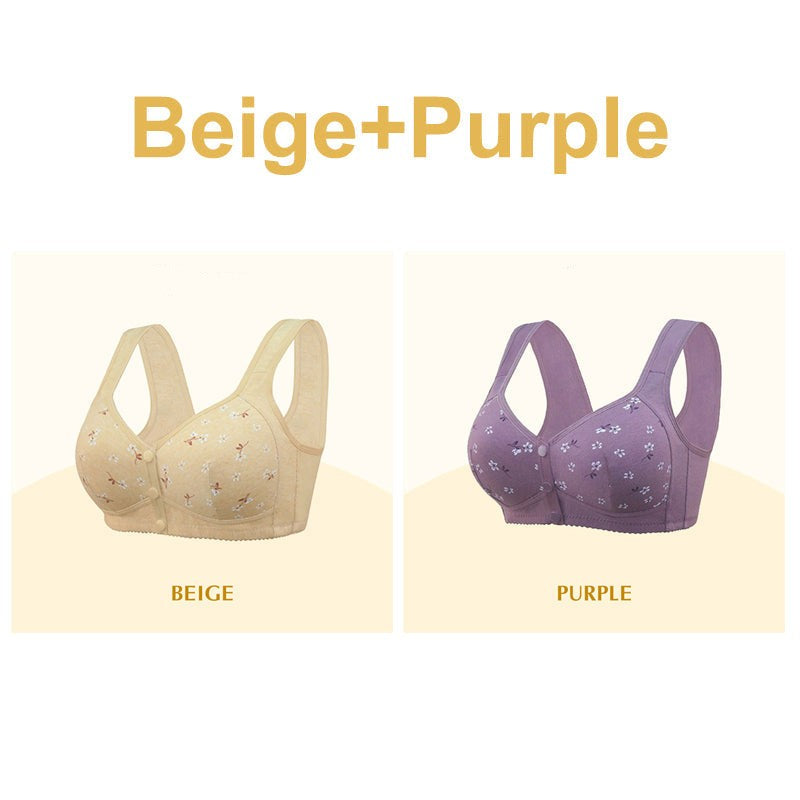 ComfortWear – Comfortabele bh met voorsluiting en knoopsluiting | 1+1 GRATIS