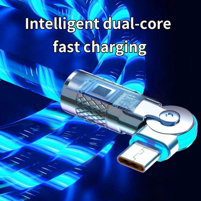 GlowCharge™ – Draaibare Kabel met Magnetische Oplaadconnector | 1+2 GRATIS