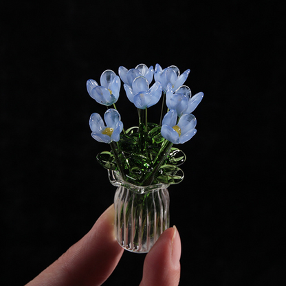 MiriFlor Mini Glazen Bloemen — Moeiteloze Kleurenmagie