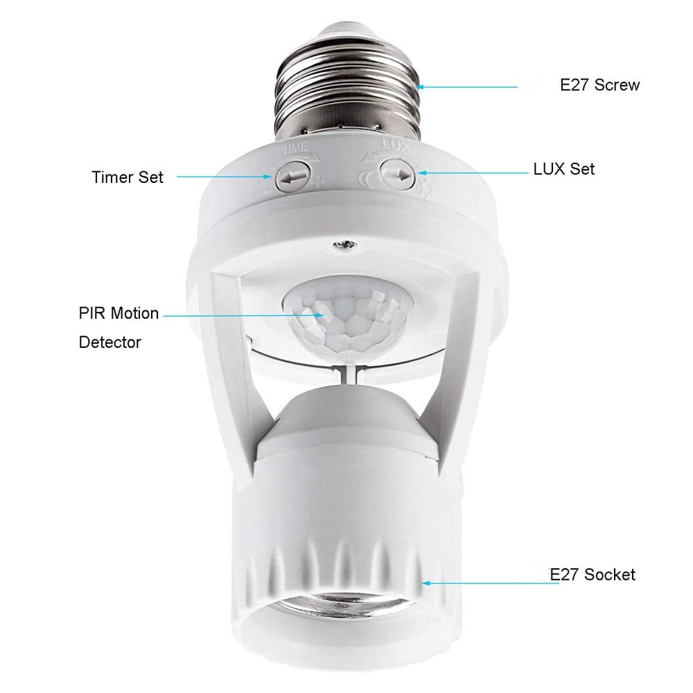 SmartSense™ – Bewegingsgeactiveerde E27-lampfitting | 1+1 GRATIS