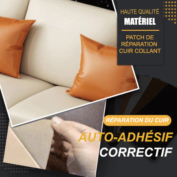 Zelfklevend leer | Leren reparatielappen