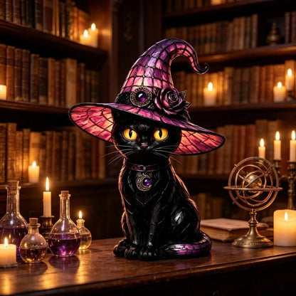ShadowLure Heks & Kat Lamp — Betover Gezellige Nachten