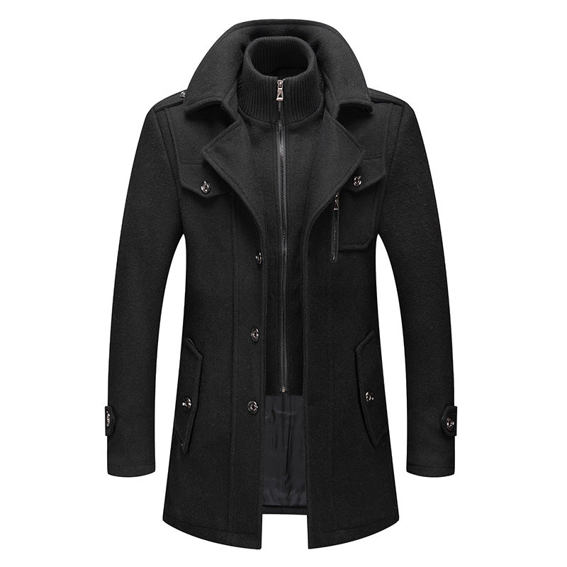 Home — Wol Tweed Jas voor Winterwarmte