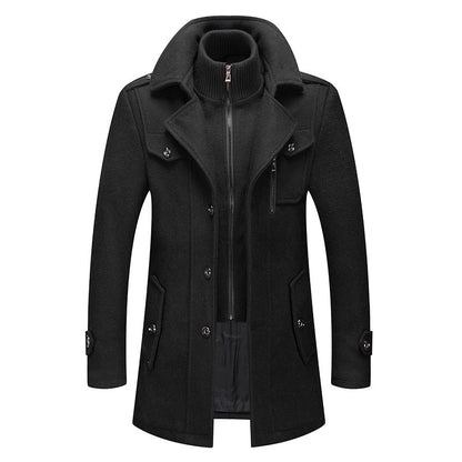 Home — Wol Tweed Jas voor Winterwarmte