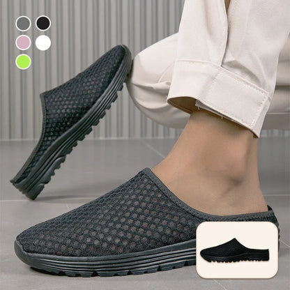 Aero – Ademend Mesh Slippers met Fluweelzacht Comfort