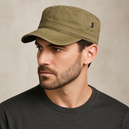 Hunter — Militaire Flat Cap | 1+1 GRATIS