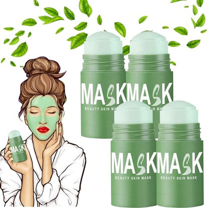 GlowTea™ – Groene Thee Masker voor Diepe Reiniging & Hydratatie | 1+1 GRATIS