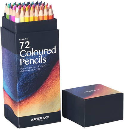 ColorWave – 72-Delige Premium Kleurpotlodenset | 50% KORTING