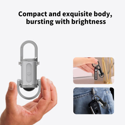Draagbare LED-werklamp sleutelhanger met USB-oplaadbare zaklamp
