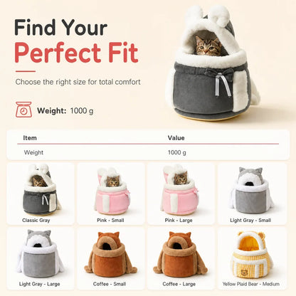 HugglePod Kattenmand — Pure Gezellige Comfort