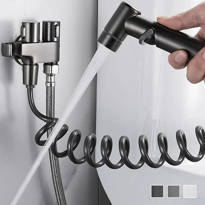 PerfectFlow Set met Klep en Bidetspuit — Volledige Controle, Ultieme Frisheid
